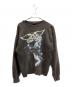 SAINT MICHAEL（セントマイケル）の古着「SWEAT SHIRT SORAYAMA/SAINT MICHAEL」｜チャコールグレー