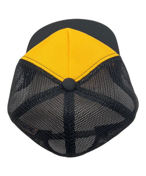 SAINT MICHAEL（セントマイケル）SAINT MICHAEL (セントマイケル) MESH CAP/SAINT/SAINT MICHAEL ブラック・イエローの古着・服飾アイテム
