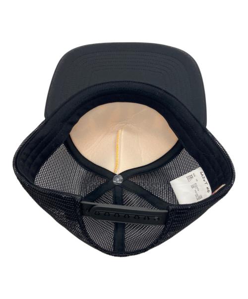 SAINT MICHAEL（セントマイケル）SAINT MICHAEL (セントマイケル) MESH CAP/SAINT/SAINT MICHAEL ブラック・イエローの古着・服飾アイテム