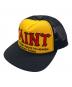 SAINT MICHAEL（セントマイケル）の古着「MESH CAP/SAINT/SAINT MICHAEL」｜ブラック・イエロー