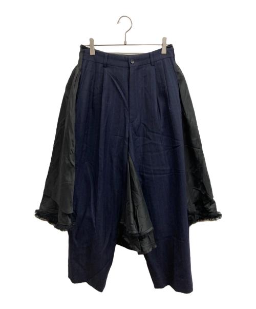 COMME des GARCONS（コムデギャルソン）COMME des GARÇONS (コムデギャルソン) mock skirt trousers ブラック×ネイビー サイズ:Sの古着・服飾アイテム