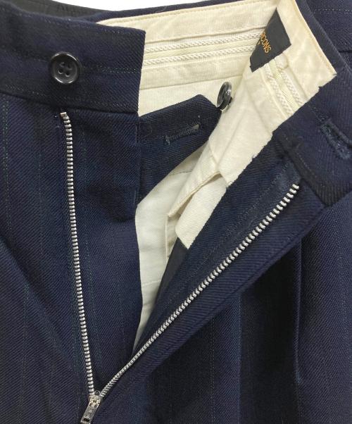 COMME des GARCONS（コムデギャルソン）COMME des GARÇONS (コムデギャルソン) mock skirt trousers ブラック×ネイビー サイズ:Sの古着・服飾アイテム