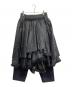 COMME des GARÇONS (コムデギャルソン) mock skirt trousers ブラック×ネイビー サイズ:S：16000円