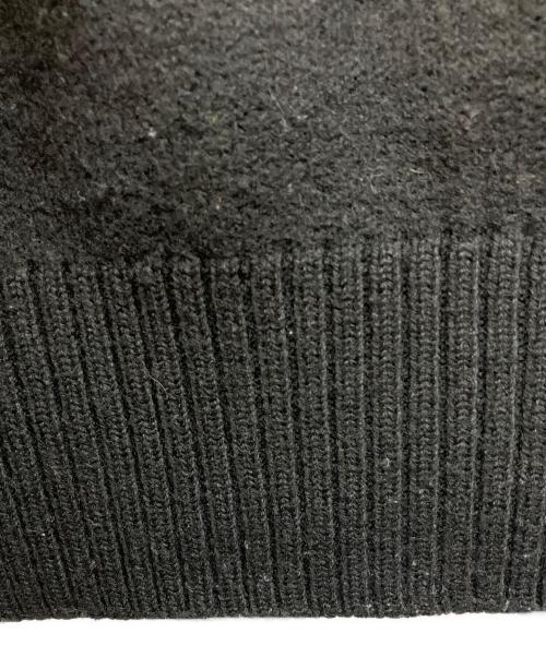 ami（アミ）ami (アミ) ロゴクルーネックニット/ami ブラック サイズ:Freeの古着・服飾アイテム