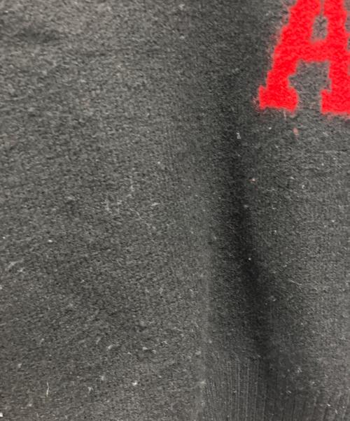 ami（アミ）ami (アミ) ロゴクルーネックニット/ami ブラック サイズ:Freeの古着・服飾アイテム