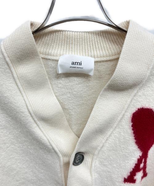 ami（アミ）Ami (アミ) Ami de Coeur カーディガン/Ami アイボリー サイズ:XSの古着・服飾アイテム