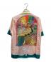 Casablanca (カサブランカ) Lucid Dreams graphic-print Silk Shirt ピンク・グリーン サイズ:XL：22000円