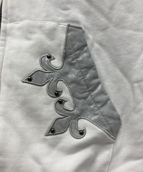 GALFY（ガルフィー）GALFY (ガルフィー) 百合の紋紋パーカー/GALFY ホワイト サイズ:不明の古着・服飾アイテム