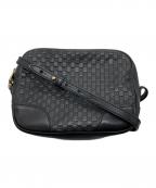GUCCIグッチ）の古着「マイクロシグネチャーショルダーバッグ」｜ブラック