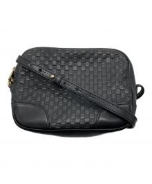 GUCCI（グッチ）の古着「マイクロシグネチャーショルダーバッグ」｜ブラック