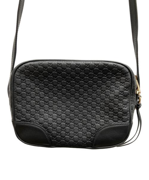 GUCCI（グッチ）GUCCI (グッチ) マイクロシグネチャーショルダーバッグ ブラックの古着・服飾アイテム
