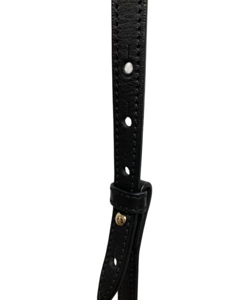 GUCCI（グッチ）GUCCI (グッチ) マイクロシグネチャーショルダーバッグ ブラックの古着・服飾アイテム