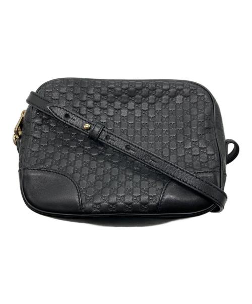 GUCCI（グッチ）GUCCI (グッチ) マイクロシグネチャーショルダーバッグ ブラックの古着・服飾アイテム