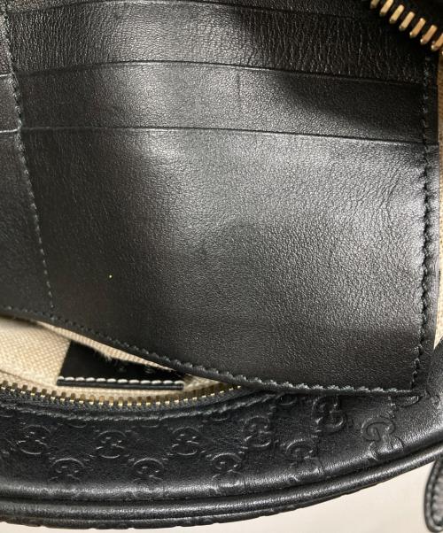 GUCCI（グッチ）GUCCI (グッチ) マイクロシグネチャーショルダーバッグ ブラックの古着・服飾アイテム