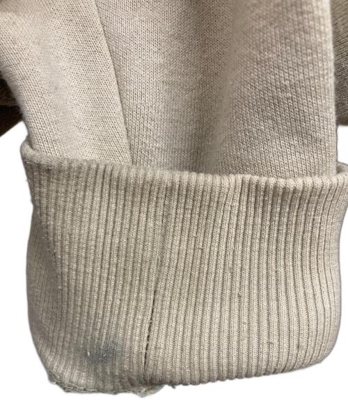 stussy（ステューシー）stussy (ステューシー) WEB ZIP HOODIE ジップパーカー ベージュ サイズ:Lの古着・服飾アイテム