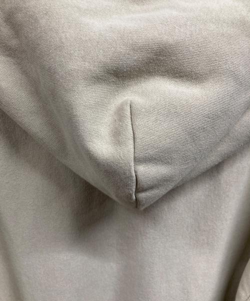 stussy（ステューシー）stussy (ステューシー) WEB ZIP HOODIE ジップパーカー ベージュ サイズ:Lの古着・服飾アイテム