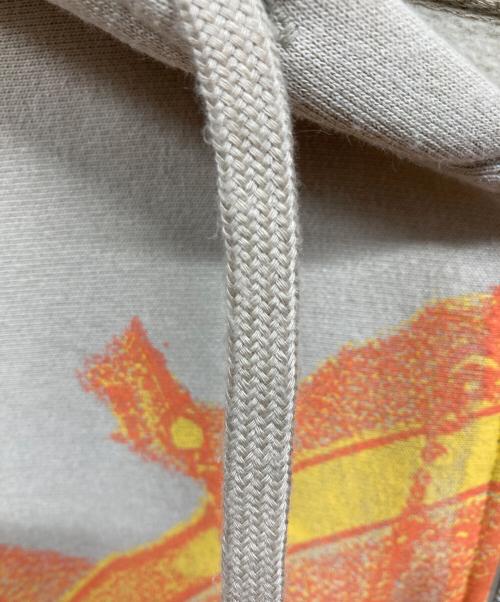 stussy（ステューシー）stussy (ステューシー) WEB ZIP HOODIE ジップパーカー ベージュ サイズ:Lの古着・服飾アイテム