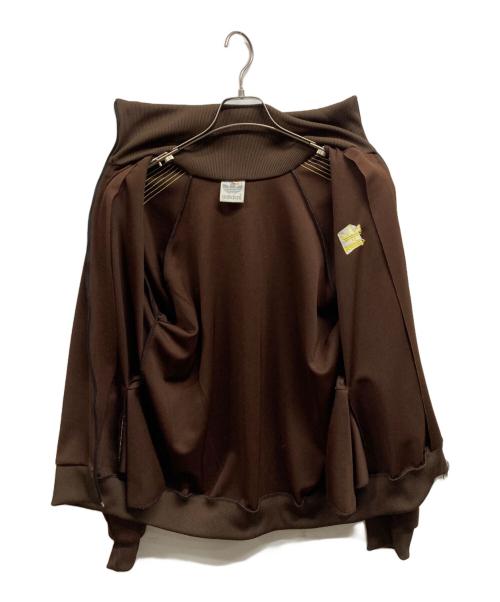 adidas（アディダス）adidas (アディダス) オールドトラックジャケット/adidas ブラウン×イエロー サイズ:XLの古着・服飾アイテム
