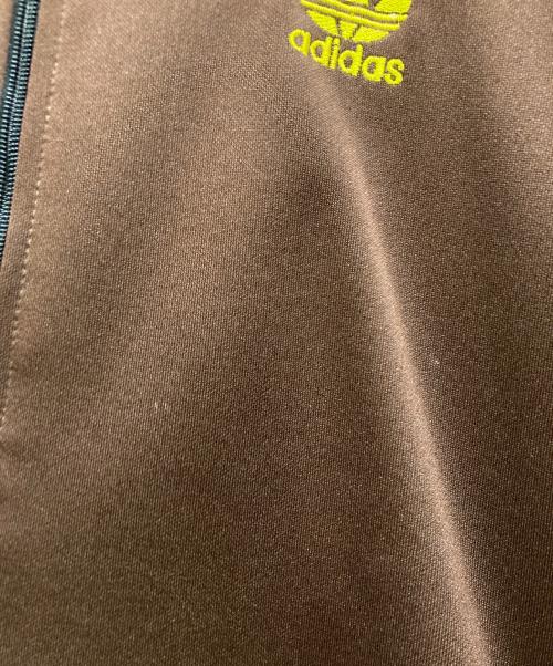 adidas（アディダス）adidas (アディダス) オールドトラックジャケット/adidas ブラウン×イエロー サイズ:XLの古着・服飾アイテム