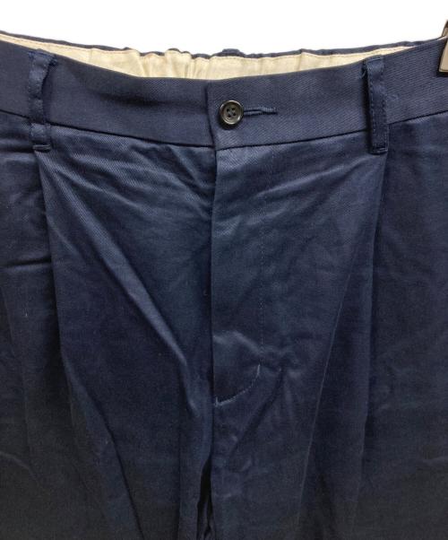 Graphpaper（グラフペーパー）Graphpaper (グラフペーパー) WESTPOINT CHINO WIDE STRAIGHT TROUSERS/Graphpaper ネイビー サイズ:1の古着・服飾アイテム