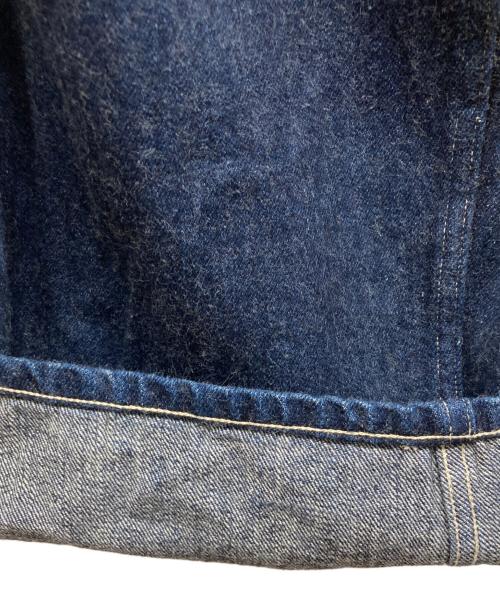 COMOLI（コモリ）COMOLI (コモリ) ベルテッドデニム/COMOLI ネイビー サイズ:3の古着・服飾アイテム