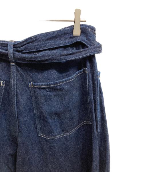 COMOLI（コモリ）COMOLI (コモリ) ベルテッドデニム/COMOLI ネイビー サイズ:3の古着・服飾アイテム