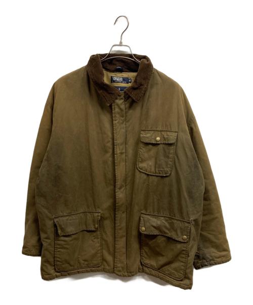 POLO BY RALPH LAUREN（ポロ バイ ラルフローレン）Polo by Ralph Lauren (ポロ バイ ラルフローレン) オイルドジャケット/Polo by Ralph Lauren カーキ サイズ:XLの古着・服飾アイテム