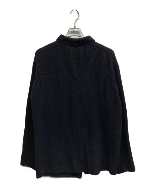 AURALEE（オーラリー）AURALEE (オーラリー) BRUSHED COTTON WOOL RIB KNIT SHIRT/AURALEE ネイビー サイズ:4の古着・服飾アイテム