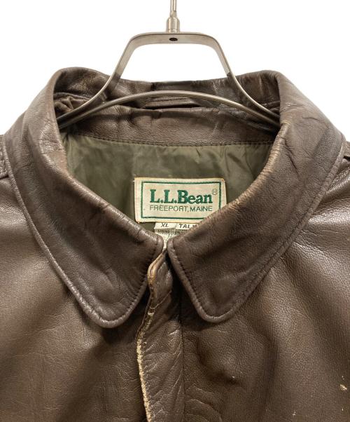 L.L.Bean（エルエルビーン）L.L.Bean (エルエルビーン) A-2ジャケット/L.L.Bean ブラウン サイズ:	XL TALLの古着・服飾アイテム