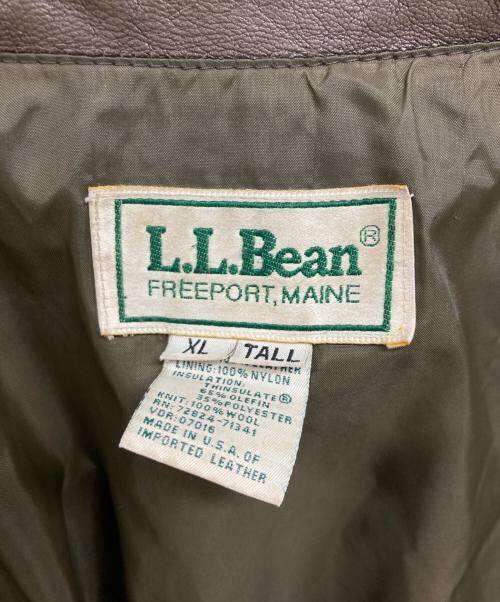 L.L.Bean（エルエルビーン）L.L.Bean (エルエルビーン) A-2ジャケット/L.L.Bean ブラウン サイズ:	XL TALLの古着・服飾アイテム