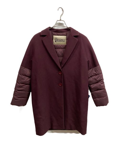 HERNO（ヘルノ）HERNO (ヘルノ) ダウンコート/HERNO ボルドー サイズ:46の古着・服飾アイテム