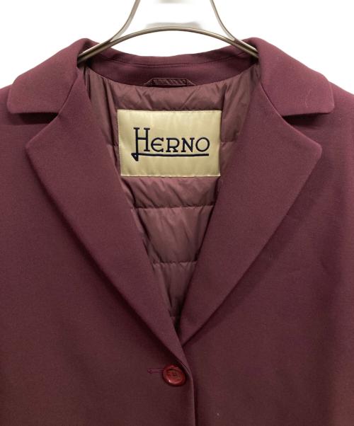 HERNO（ヘルノ）HERNO (ヘルノ) ダウンコート/HERNO ボルドー サイズ:46の古着・服飾アイテム