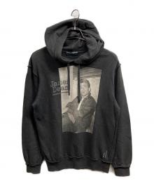DOLCE & GABBANA（ドルチェ＆ガッバーナ）の古着「フォトプリントパーカー/DOLCE & GABBANA」｜グレー