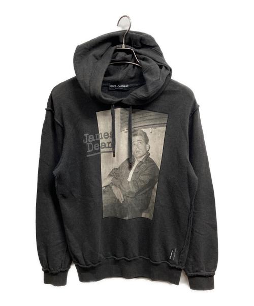 DOLCE & GABBANA（ドルチェ＆ガッバーナ）DOLCE & GABBANA (ドルチェ＆ガッバーナ) フォトプリントパーカー/DOLCE & GABBANA グレー サイズ:48の古着・服飾アイテム