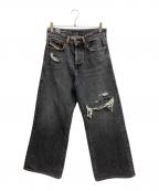 DIESELディーゼル）の古着「relaxed jeans d-riseデニムパンツ/DIESEL」｜グレー・ブラック