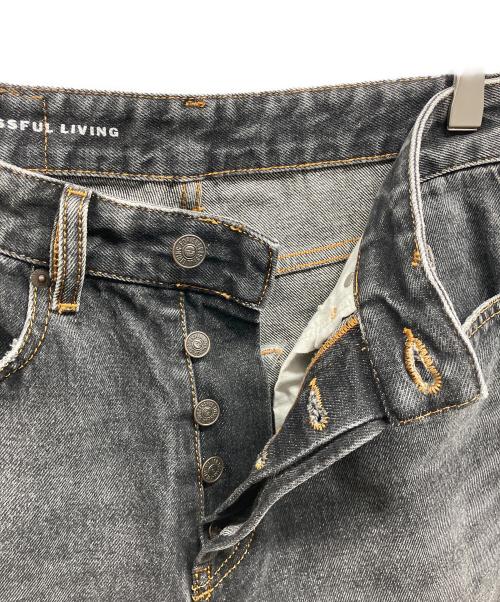 DIESEL（ディーゼル）DIESEL (ディーゼル) relaxed jeans d-riseデニムパンツ/DIESEL グレー・ブラック サイズ:26の古着・服飾アイテム
