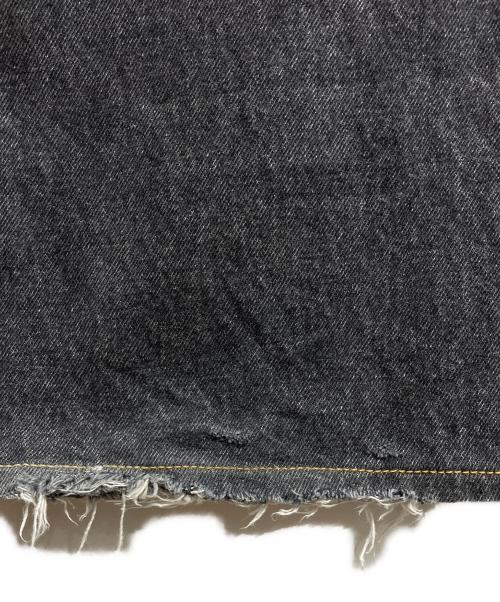 DIESEL（ディーゼル）DIESEL (ディーゼル) relaxed jeans d-riseデニムパンツ/DIESEL グレー・ブラック サイズ:26の古着・服飾アイテム