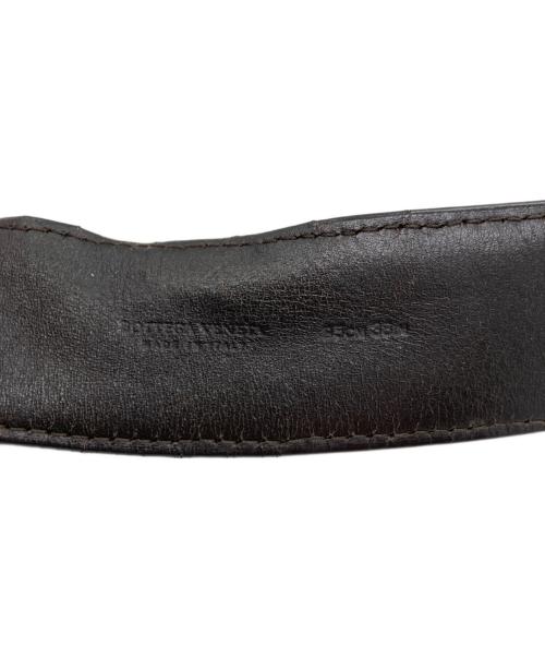 BOTTEGA VENETA（ボッテガベネタ）BOTTEGA VENETA (ボッテガベネタ) イントレチャート ベルト/BOTTEGA VENETA ブラック サイズ:38IN / 95CMの古着・服飾アイテム