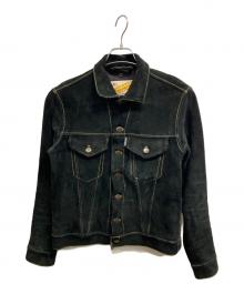 Schott（ショット）の古着「スウェードジャケット/Schott」｜ブラック
