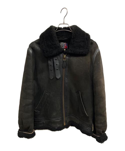 Schott（ショット）Schott (ショット) B-3フライトジャケット/Schott ダークブラウン・ブラック サイズ:38の古着・服飾アイテム