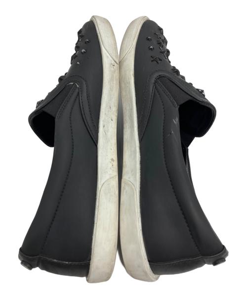 JIMMY CHOO（ジミーチュウ）Jimmy Choo (ジミーチュウ) スリッポン/Jimmy Choo ブラック×ホワイト サイズ:39の古着・服飾アイテム