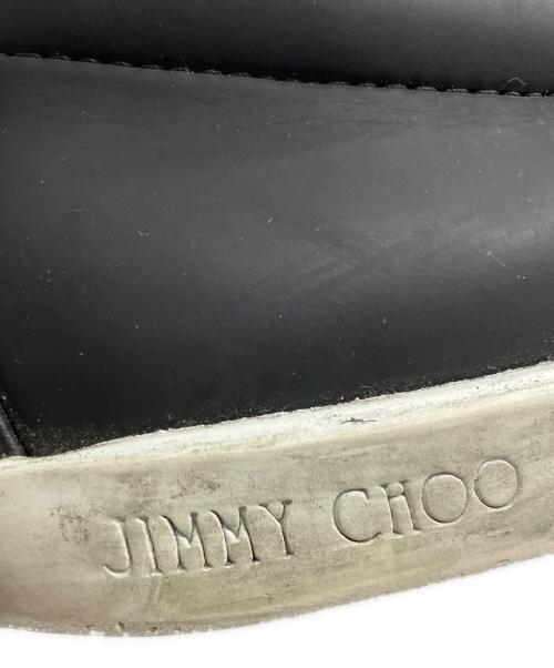 JIMMY CHOO（ジミーチュウ）Jimmy Choo (ジミーチュウ) スリッポン/Jimmy Choo ブラック×ホワイト サイズ:39の古着・服飾アイテム