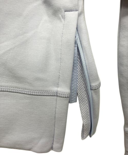 LACOSTE（ラコステ）LACOSTE (ラコステ) ワイド＆クロップドフードスウェットパーカー/LACOSTE パープル サイズ:Lの古着・服飾アイテム