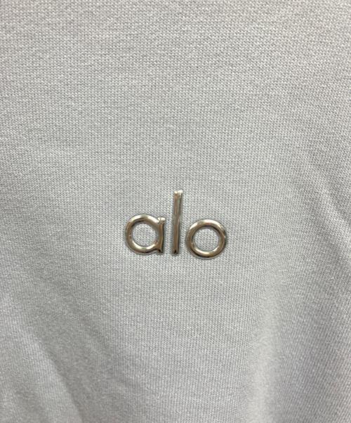 alo（アロ）alo (アロ) ハーフジップスウェット ラベンダー サイズ:Mの古着・服飾アイテム