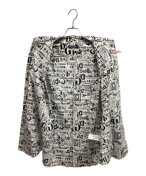 DOLCE & GABBANA（ドルチェ＆ガッバーナ）DOLCE & GABBANA (ドルチェ＆ガッバーナ) 総柄シャツ ホワイト サイズ:43の古着・服飾アイテム