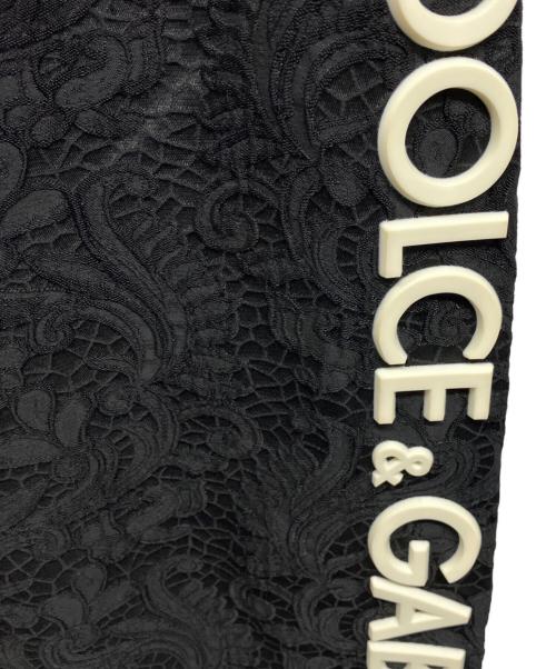 DOLCE & GABBANA（ドルチェ＆ガッバーナ）DOLCE & GABBANA (ドルチェ＆ガッバーナ) サイドラバーロゴ スウェットイージーパンツ ブラック サイズ:48の古着・服飾アイテム