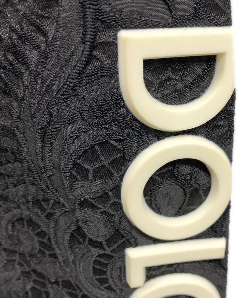 DOLCE & GABBANA（ドルチェ＆ガッバーナ）DOLCE & GABBANA (ドルチェ＆ガッバーナ) サイドラバーロゴ スウェットイージーパンツ ブラック サイズ:48の古着・服飾アイテム