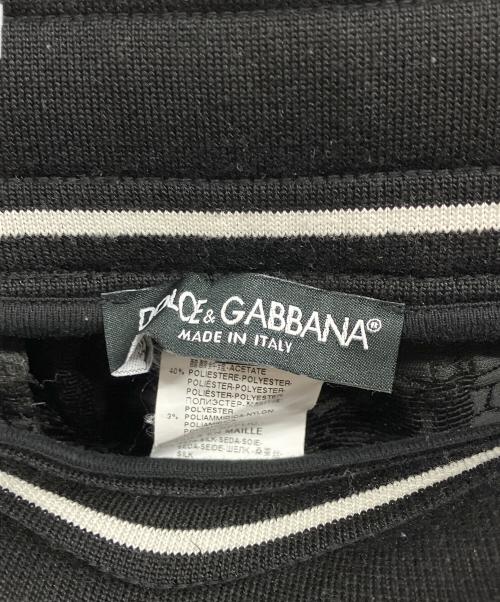 DOLCE & GABBANA（ドルチェ＆ガッバーナ）DOLCE & GABBANA (ドルチェ＆ガッバーナ) サイドラバーロゴ スウェットイージーパンツ ブラック サイズ:48の古着・服飾アイテム