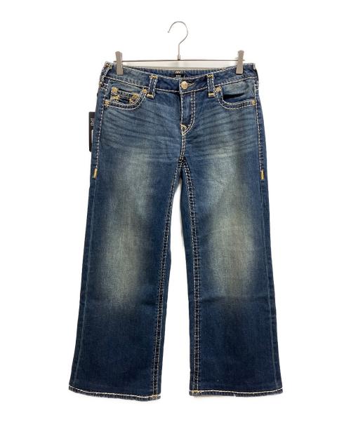 TRUE RELIGION（トゥルー レリジョン）TRUE RELIGION (トゥルー レリジョン) BOBBI LR BAGGY LUREXデニムパンツ インディゴ サイズ:73.5cm (W29) 未使用品の古着・服飾アイテム