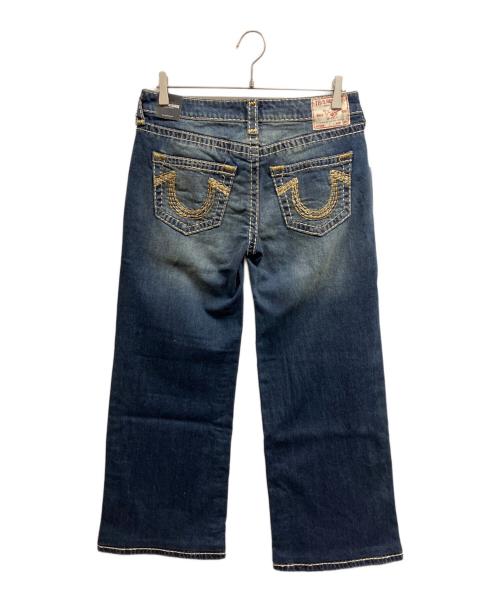 TRUE RELIGION（トゥルー レリジョン）TRUE RELIGION (トゥルー レリジョン) BOBBI LR BAGGY LUREXデニムパンツ インディゴ サイズ:73.5cm (W29) 未使用品の古着・服飾アイテム